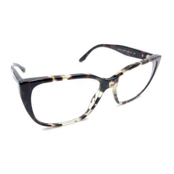 Prada VPR 08T U6K-1O1 Brown Red Tan Marble Eyeglasses Frames 53-16 140 Italy - Picture 1 of 12